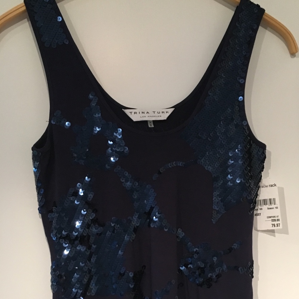 Trina Turk sequined tank top
